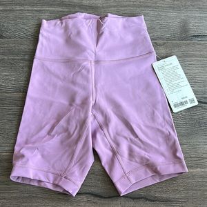 Lululemon wunder train 8” bike shorts NWT